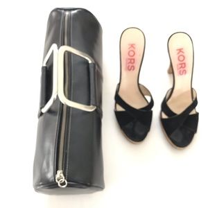 Shoes and handbag.